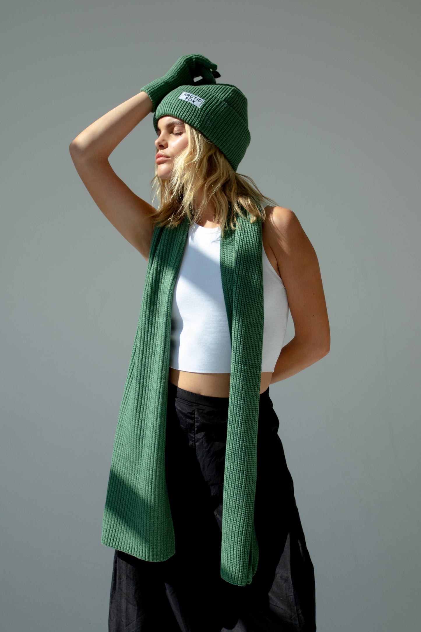 The Recycled Bottle Beanie - Forest Fern - AW23