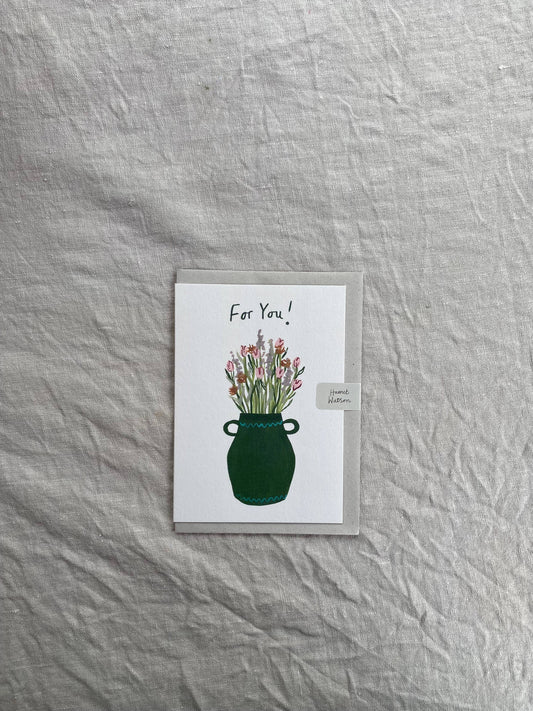 Flowers for You card