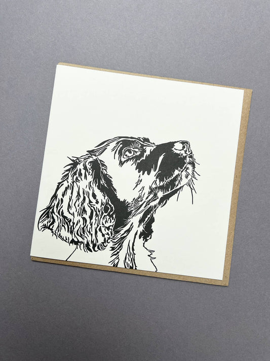 Spaniel Puppy Card