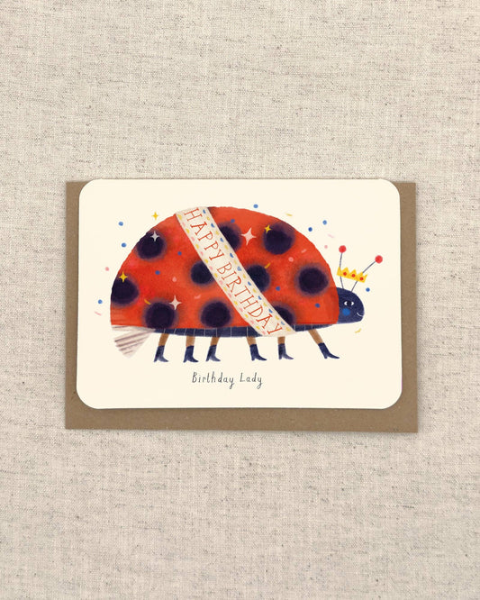 Birthday Ladybird Greetings Card