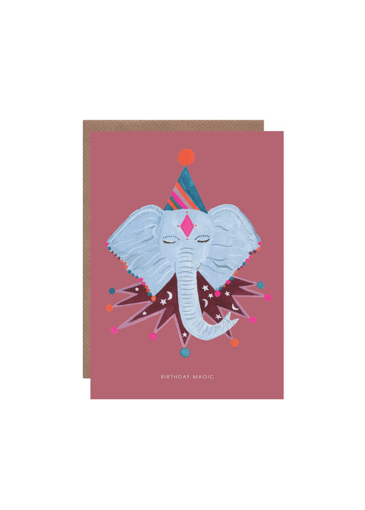 'Magic Elephant' Birthday Greetings Card