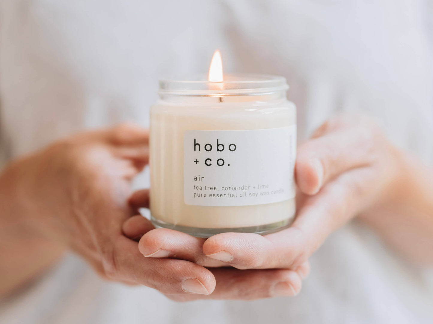 Air Small Aromatherapy Essential Oil Scented Soy Candle