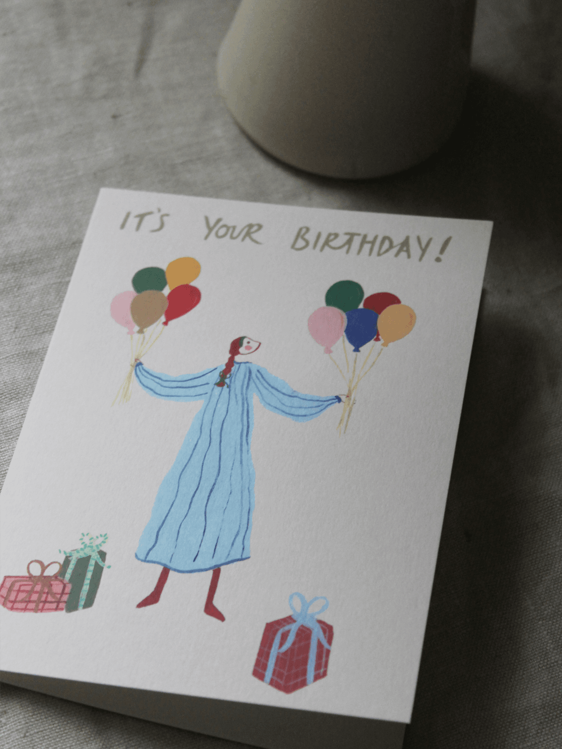 Birthday Balloons Card