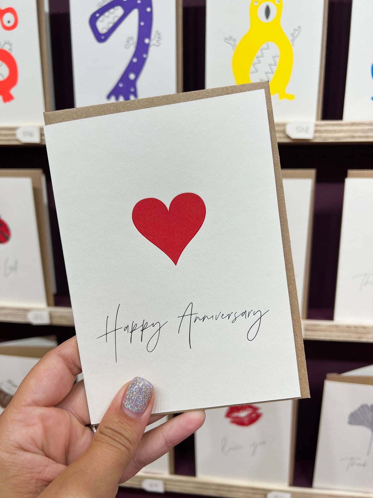 Happy Anniversary Heart Card