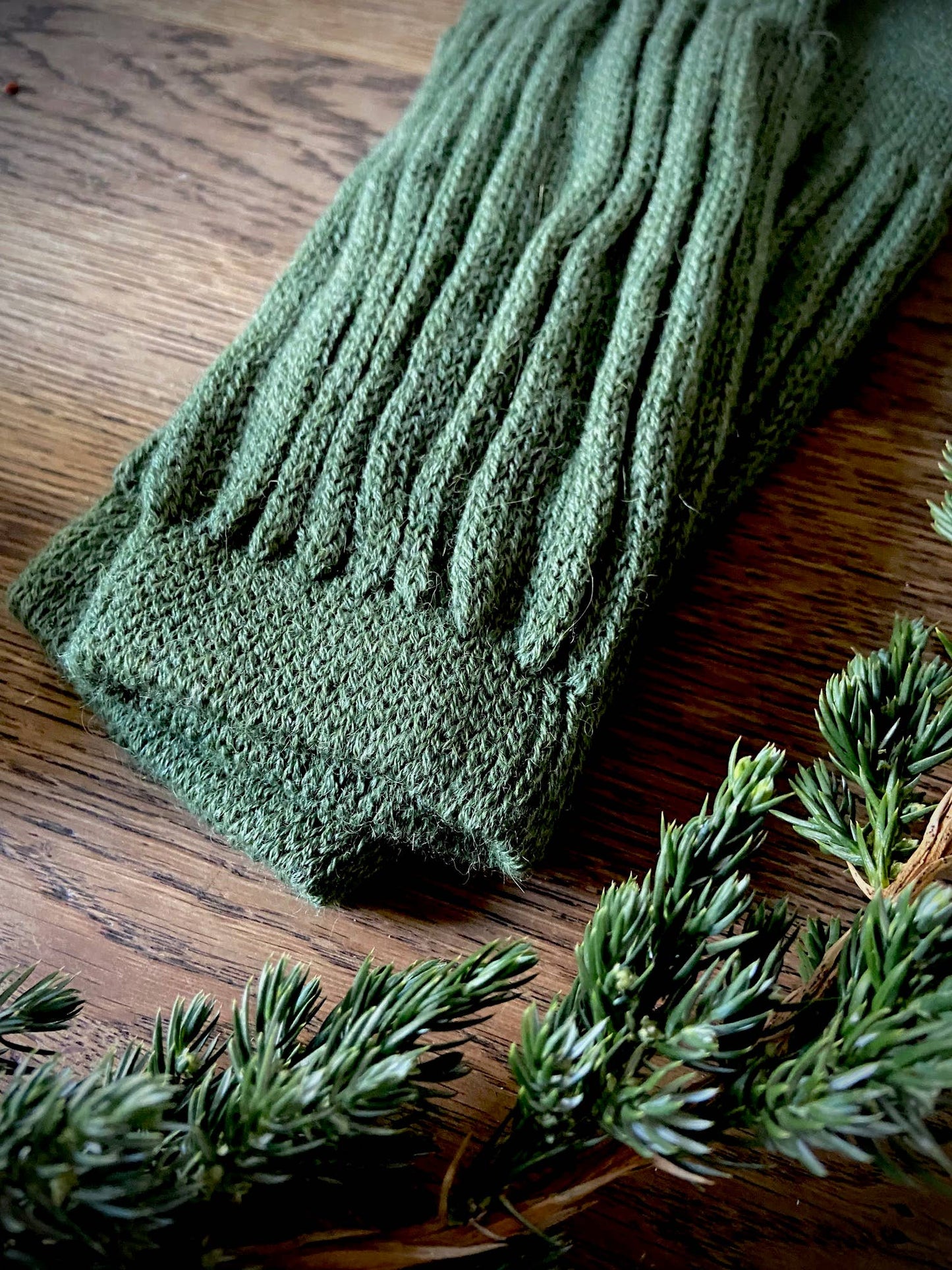 Cosy Alpaca Rib Knit Socks