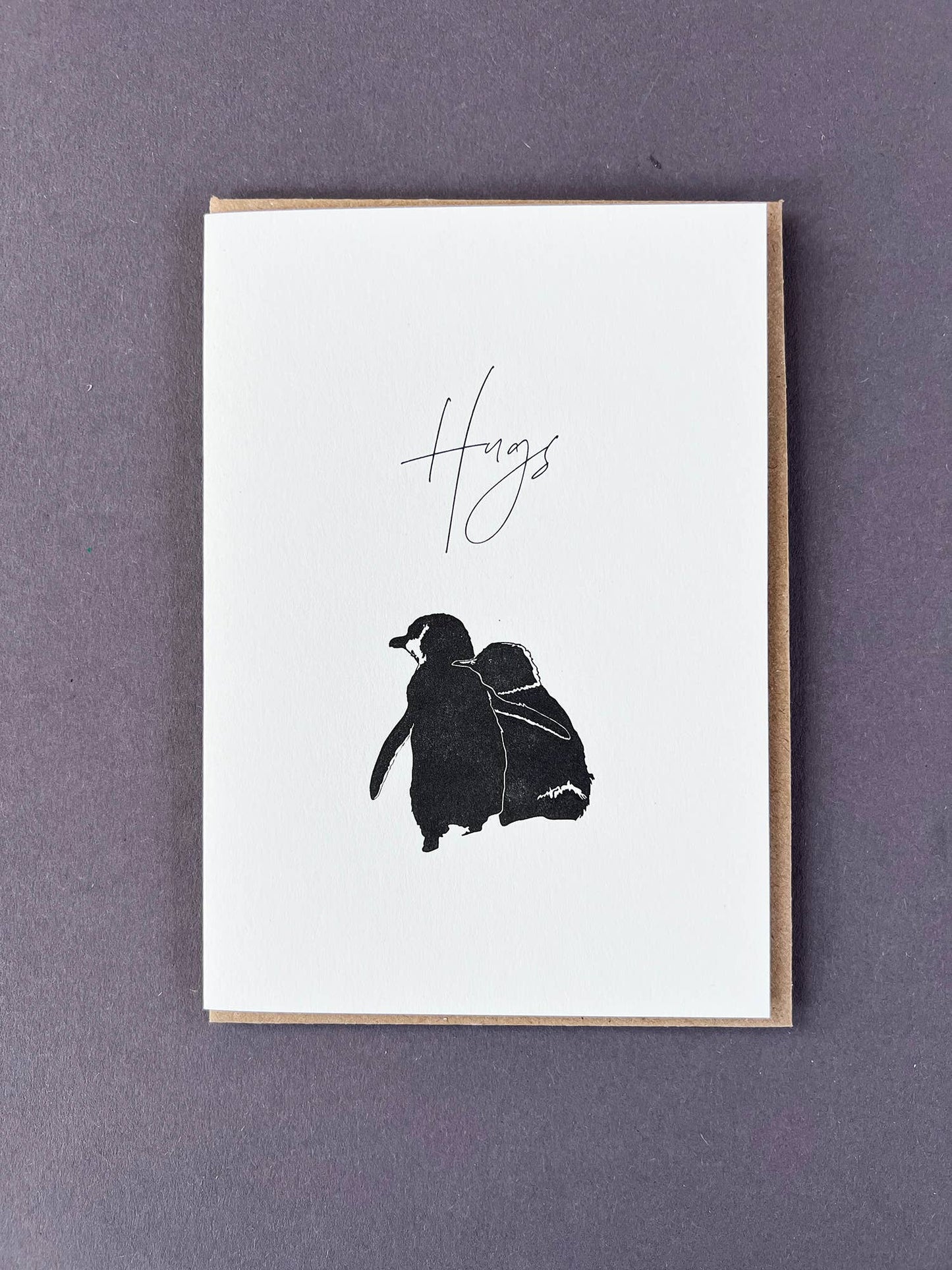 Penguin Hugs Card