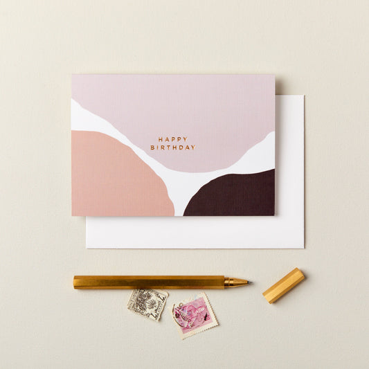 Lilac Birthday Card | Female Birthday Card | Modern Card