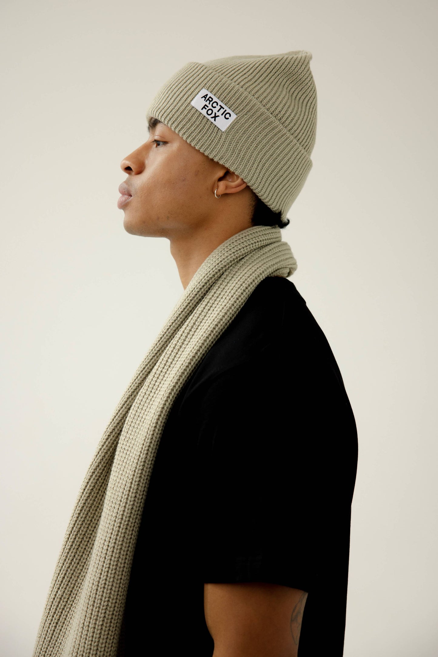 Recycled Bottle Beanie - Arctic Grey - AW24