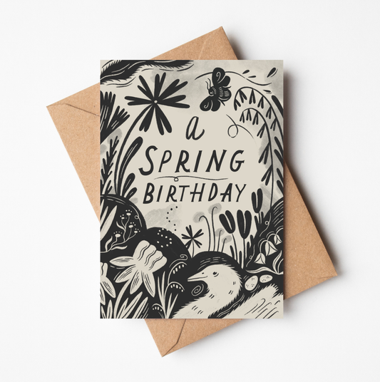 'A Spring Birthday' Seasonal Birthday Card