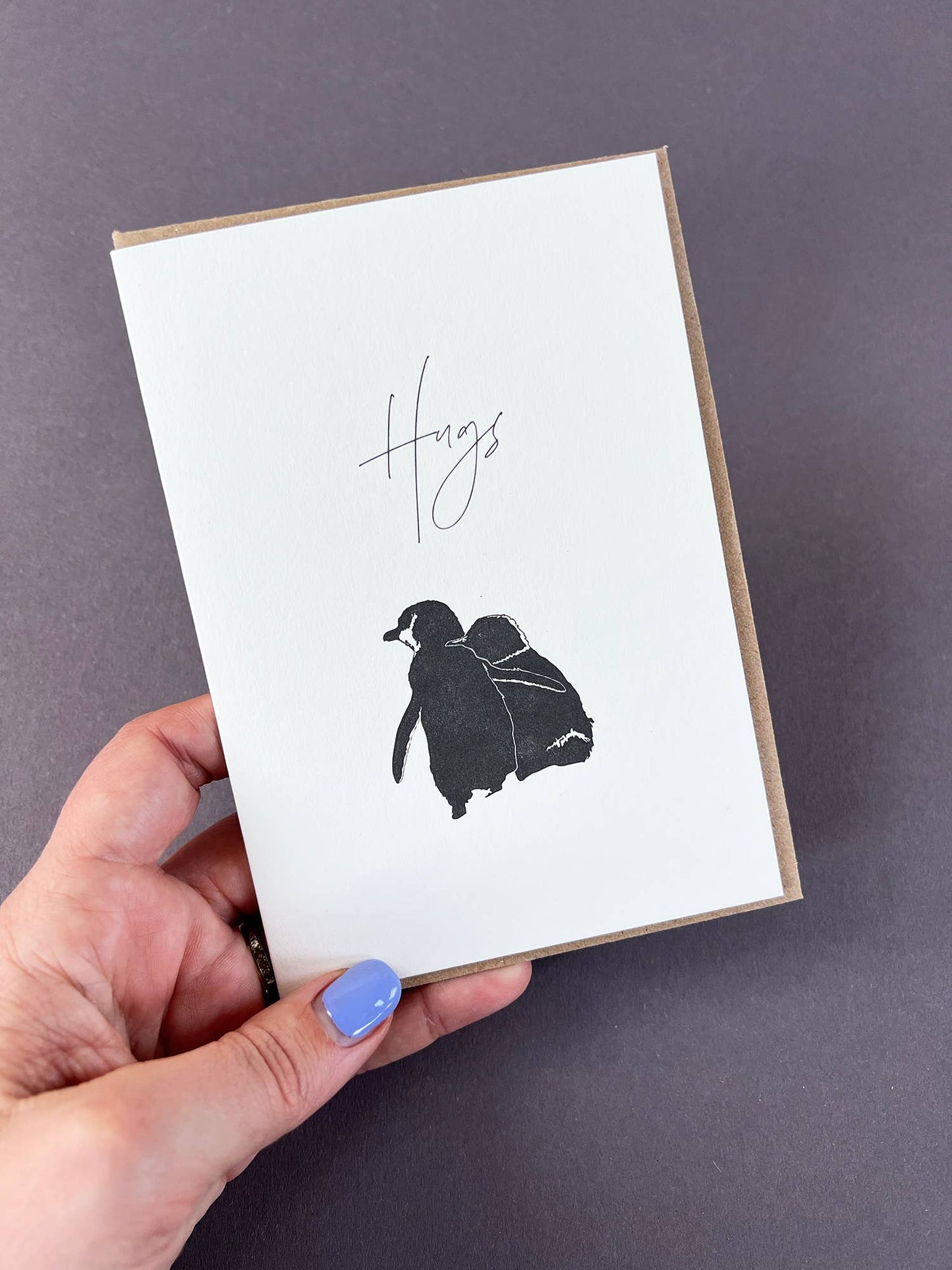 Penguin Hugs Card