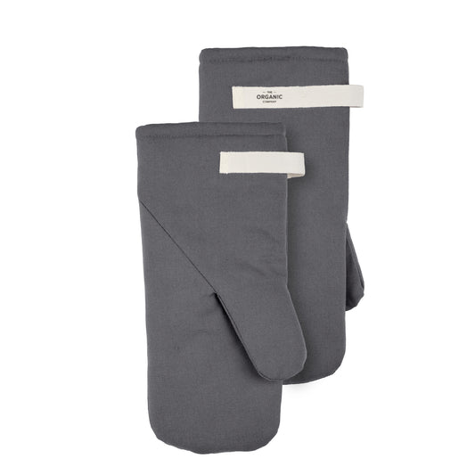 The Organic Company Dark Grey Oven Gloves/Mitts