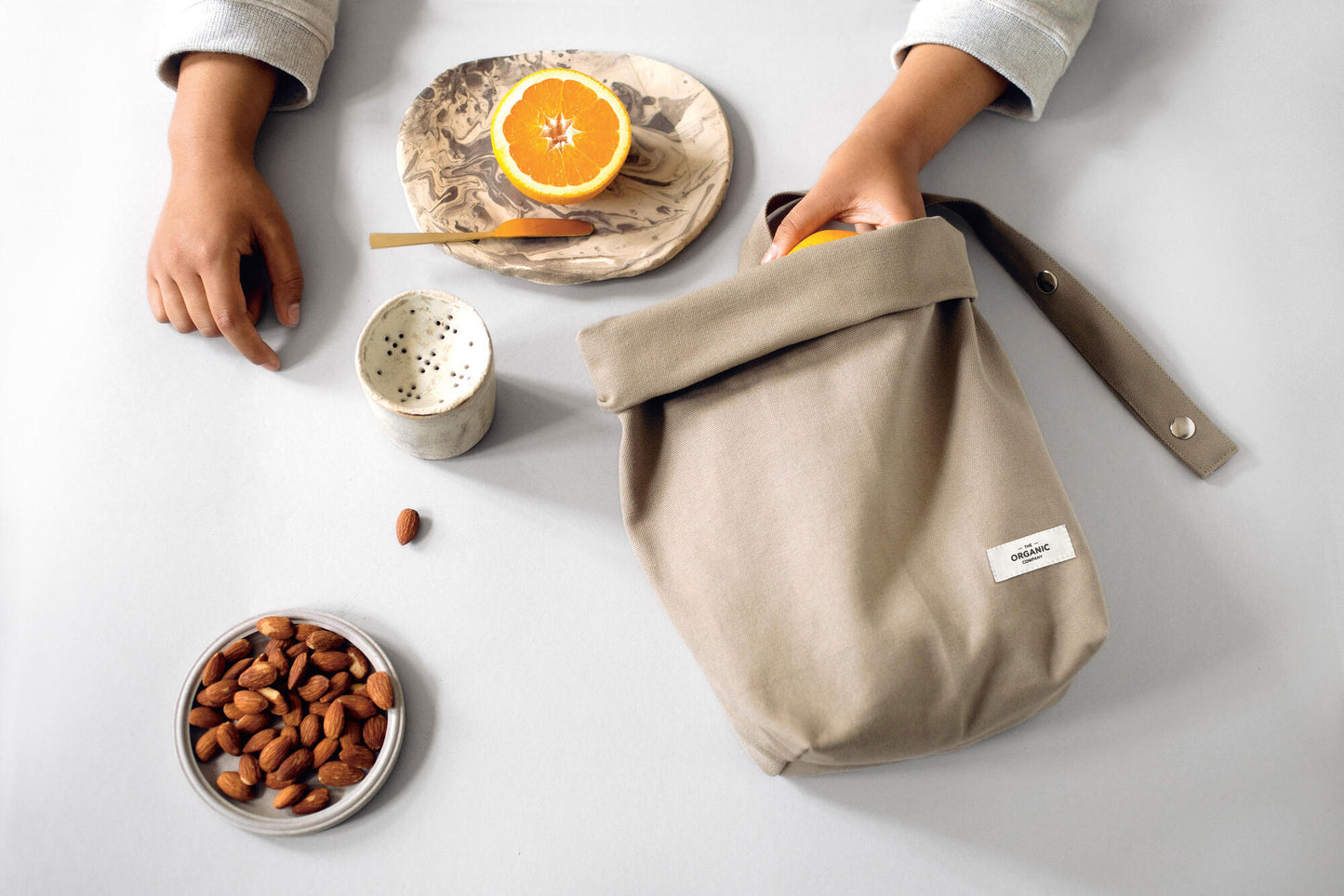 The Organic Company cotton Lunch Bag