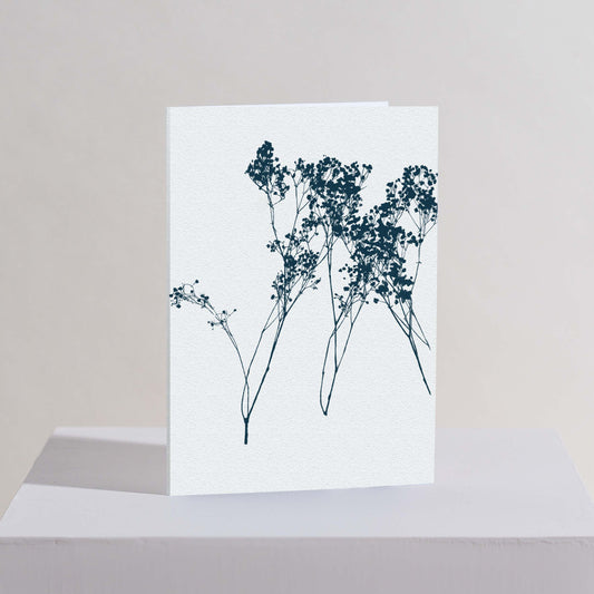 Quiet greetings card