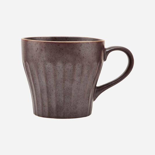 Furrow cup, brown