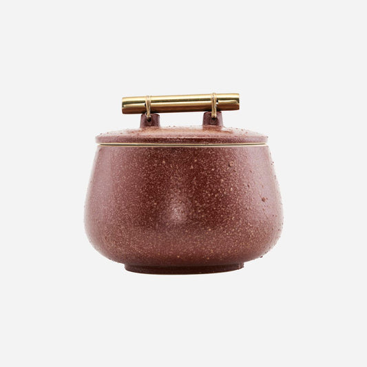 House Doctor stoneware storage pot