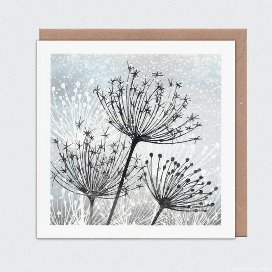 Seedheads Individual Card: Winter Garden Collection