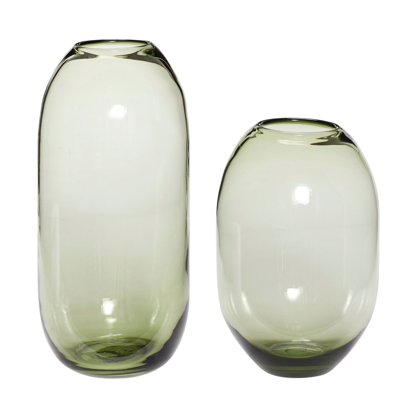 Moss Green Vases