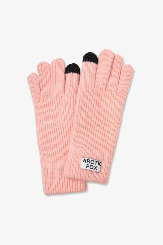The Recycled Bottle Gloves - Pastel Pink - AW23