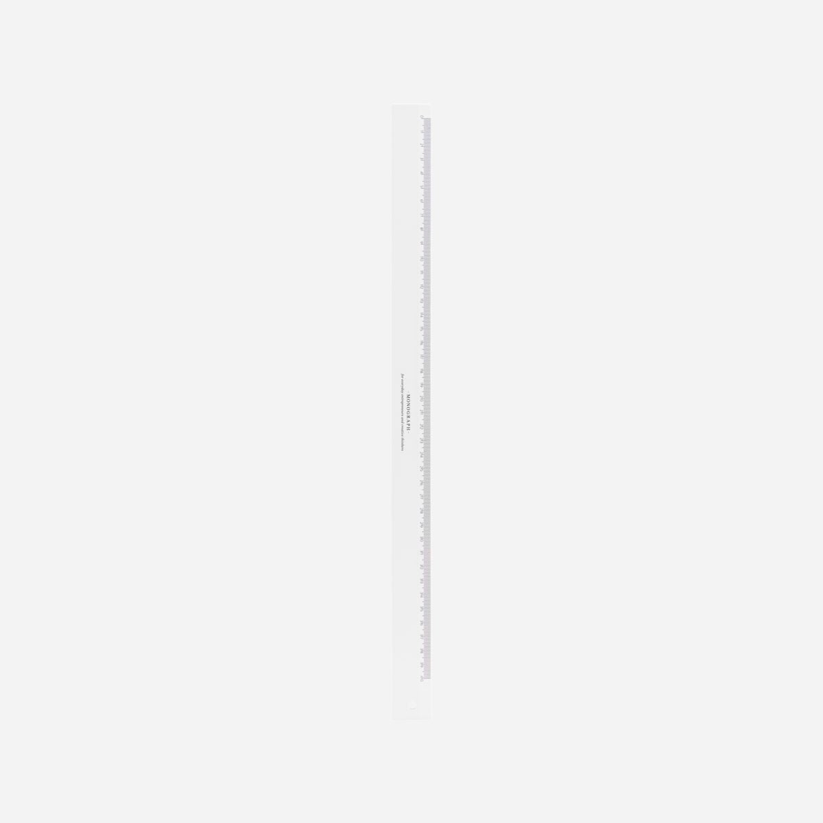 Wooden ruler, white