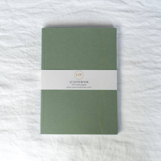 A5 lined notebooks - Beautiful 192-page ruled notepads