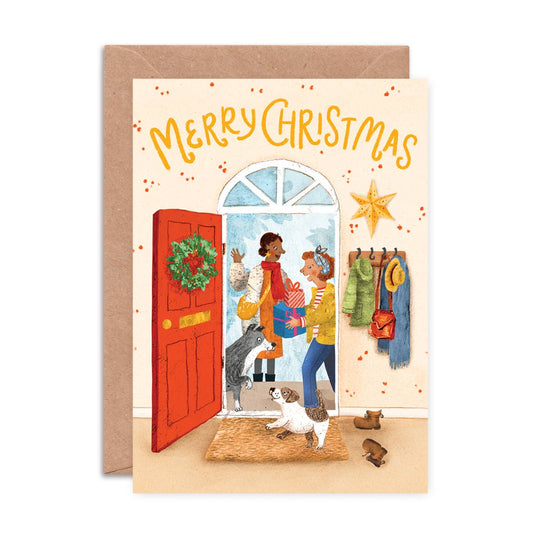 Christmas Guests Greeting Card