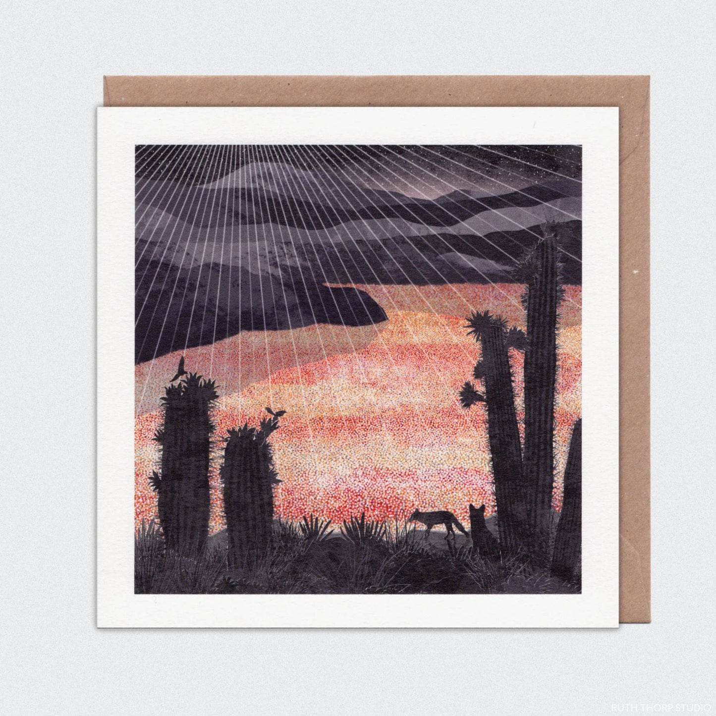 Desert Dreaming Individual Greetings Card