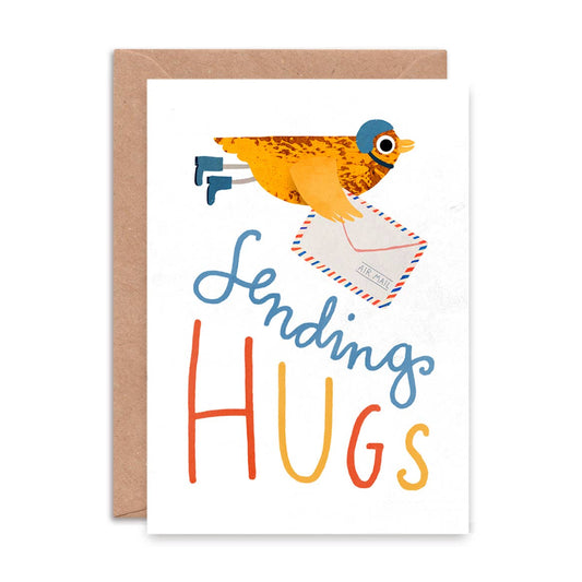 Sending Hugs Everyday Blank Greeting Card