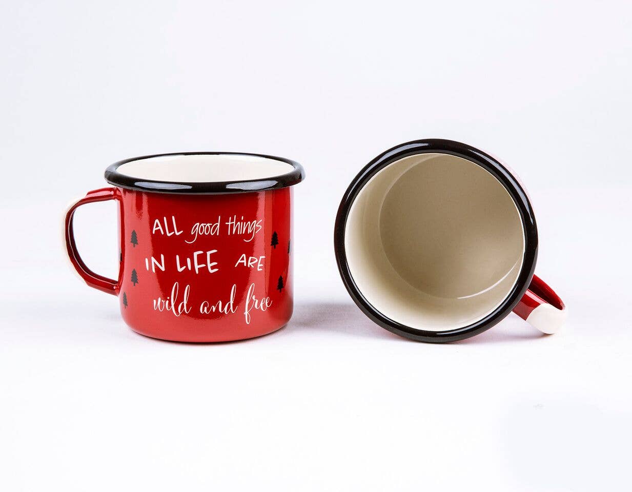 All Good Things In Life Enamel Mug