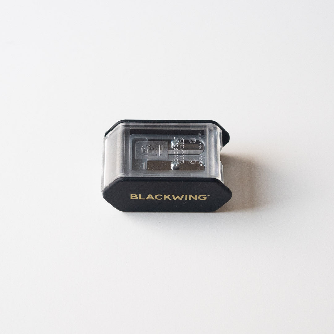 BLACKWING TWO-STEP LONG POINT SHARPENER (BLACK)