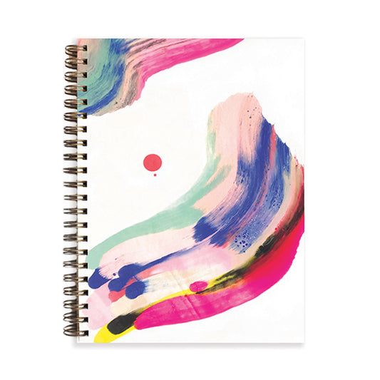 Candy Swirl Journal with Hand Painted Cover