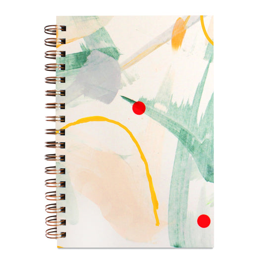 Notebook with Hand Painted Dewdrop Cover