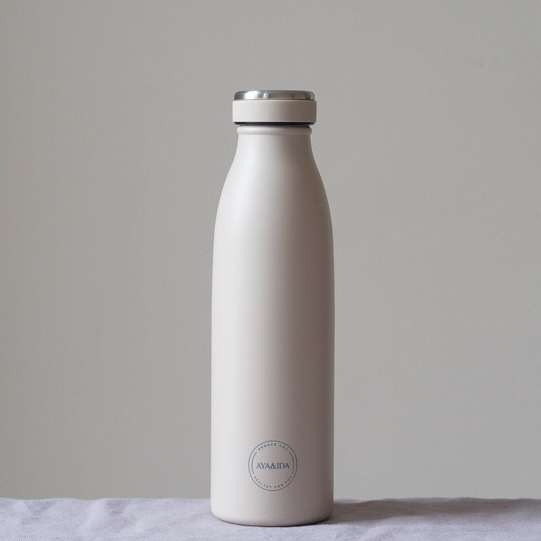 Aya & Ida 500ml drinks bottle in cream