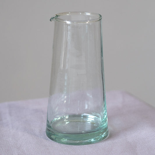 Handmade Tall Glass Jug