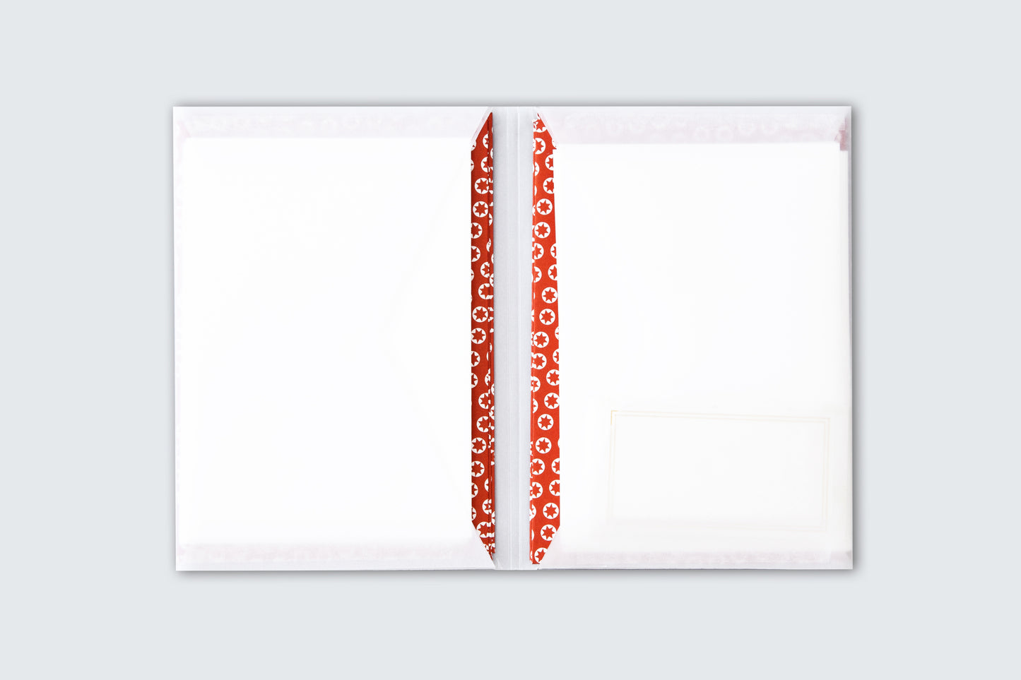 Ola Letter Writing Set - Tiny Stars print in Red