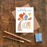 Lovely New Home Single Greeting Card