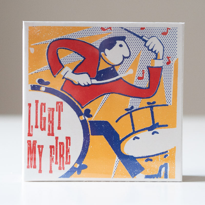 Luxury Square Matchbox - Drummer