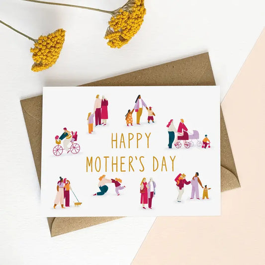Happy Mothers Day Mini Crowd Card