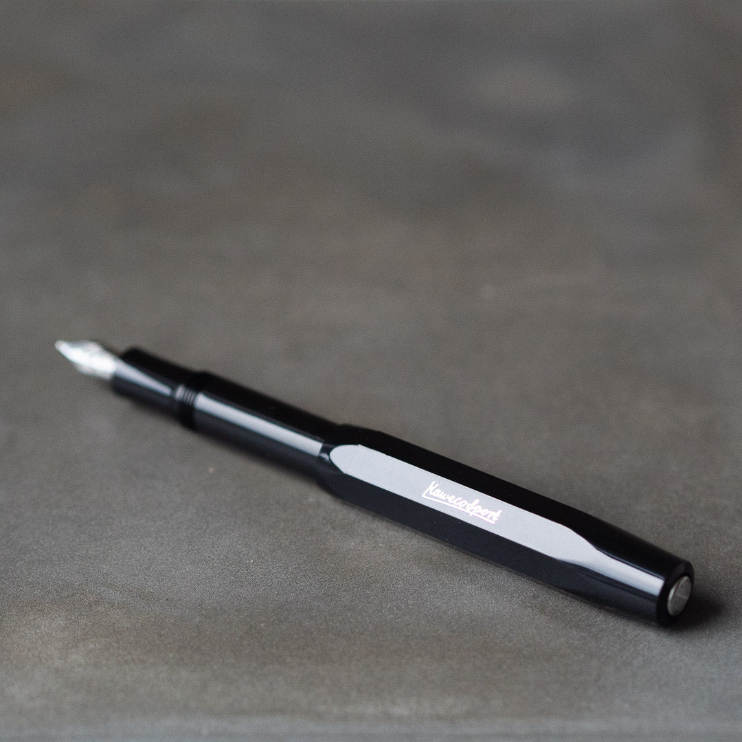 KAWECO SKYLINE SPORT FOUNTAIN PEN - BLACK