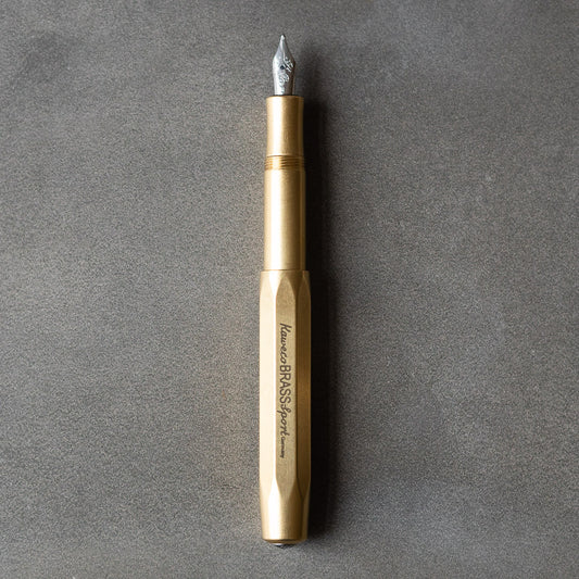 KAWECO BRASS SPORT FOUNTAIN PEN