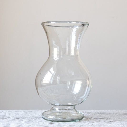 Pitcher/Vase in clear recycled glass