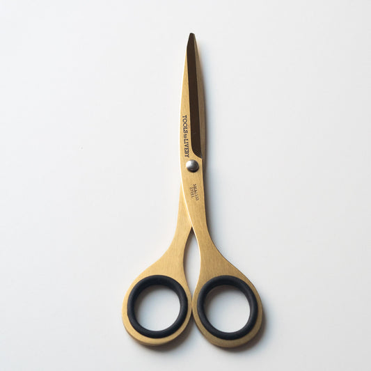 Gold Stainless Steel Scissors 6.5"