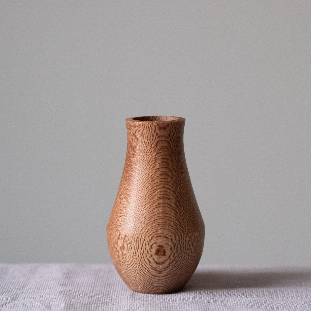 Handmade Mini vase, British wood (single vase)