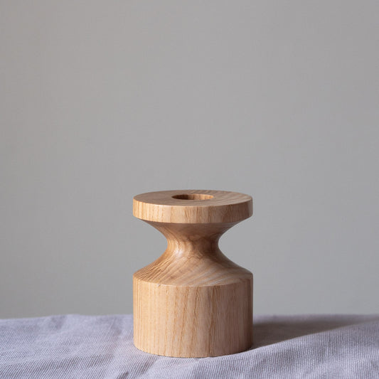 Handmade Small Ash Candlestick