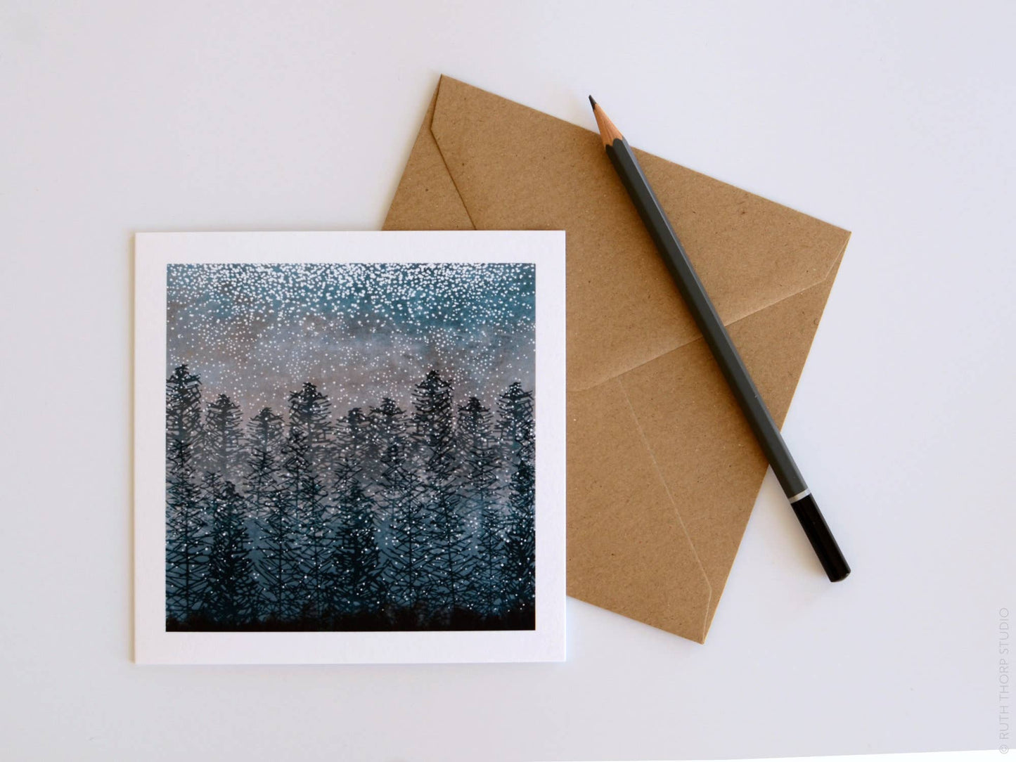 Winter Forest Individual Card: Winter Trees Collection