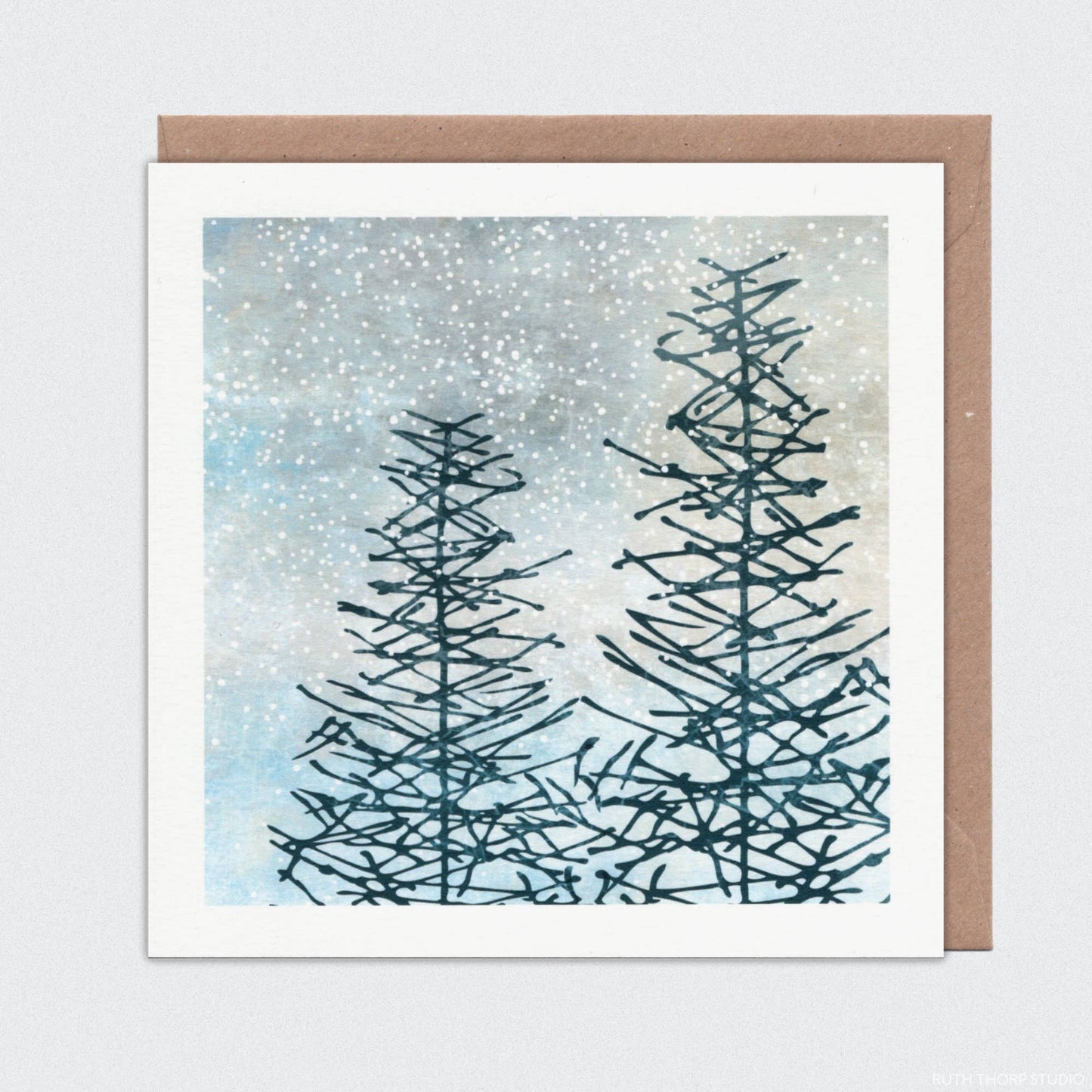 Treetops Individual Card: Winter Trees Collection