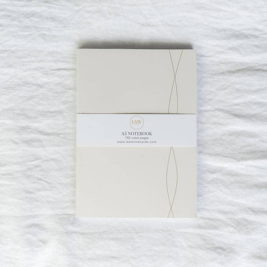 A5 lined notebooks - Beautiful 192-page ruled notepads