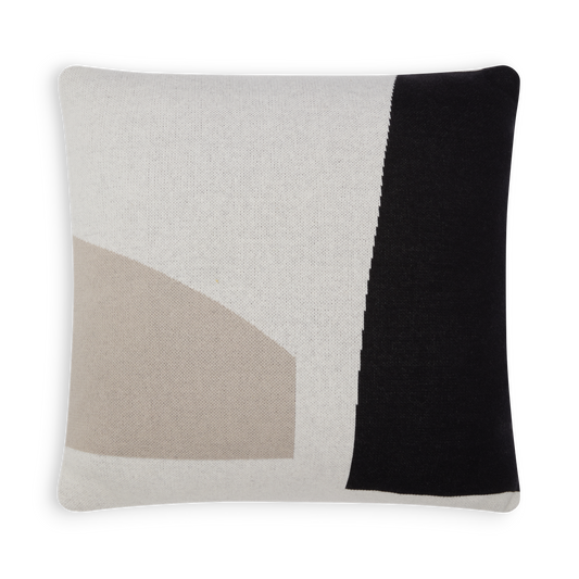 Cotton Knit Pillow/Cushion - Form Neutral