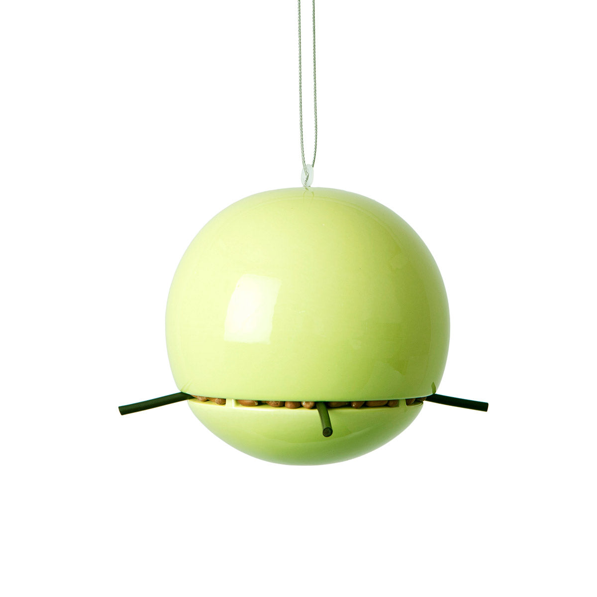 Birdball Peanut Bird Feeder - Lime Green