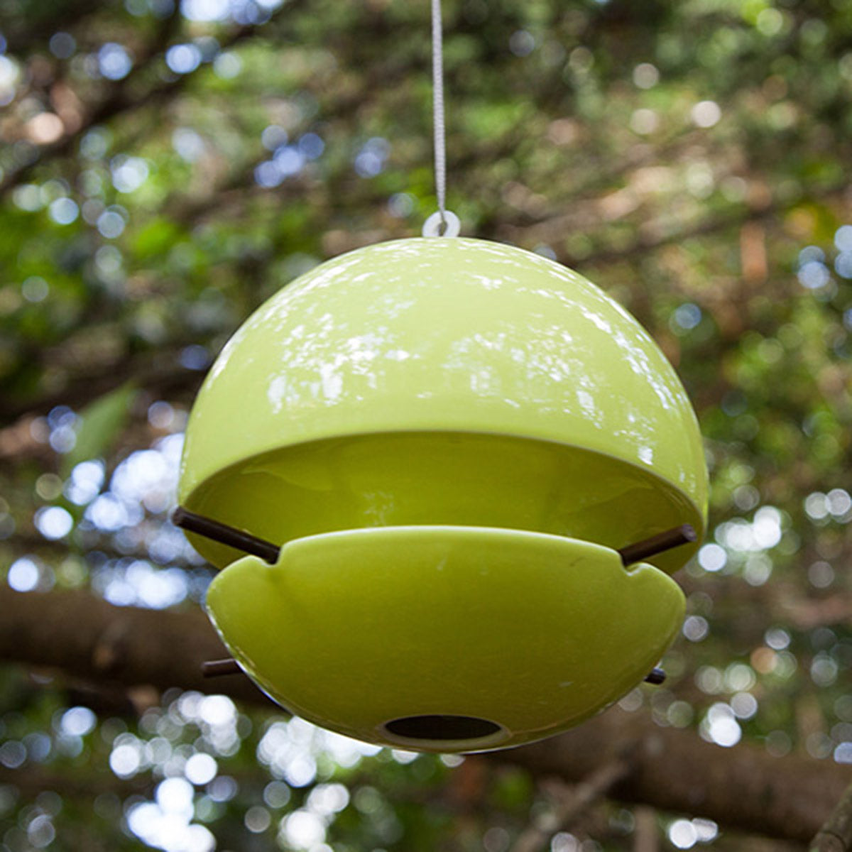 Birdball Seed Bird Feeder - Lime Green